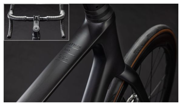 Cube Attain C:62 SLT Bicicleta Carretera Shimano Ultegra Di2 12S 700 mm Carbono Gris Negro 2026
