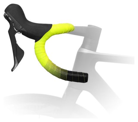 Ruban de Cintre Fizik Vento Microtex Tacky 2mm - Jaune Fluo/Noir