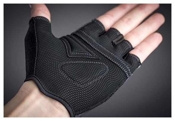 GripGrab Rouleur Women Short Gloves Grey Black