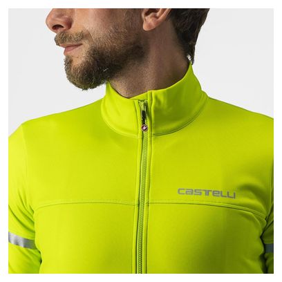Maillot Castelli Fondo 2 lime Jaune/reflex