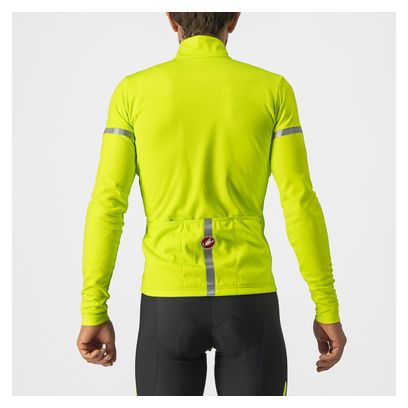 Maillot Castelli Fondo 2 lime Jaune/reflex