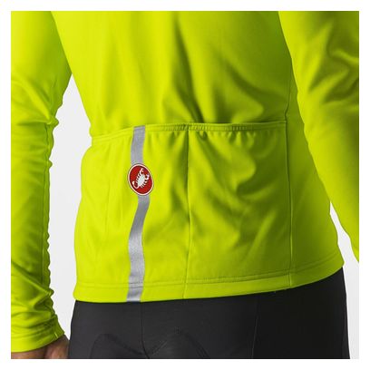 Maillot Castelli Fondo 2 lime Jaune/reflex