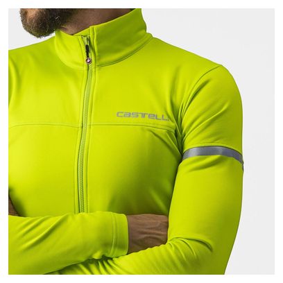 Maillot Castelli Fondo 2 lime Jaune/reflex