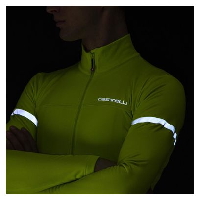 Maillot Castelli Fondo 2 lime Jaune/reflex