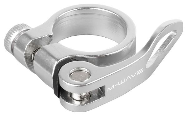 M-WAVE Clampy QR collier de serrage selle argent