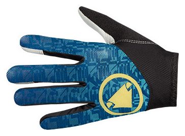 Lange Handschuhe Endura Hummvee Lite Icon Heidelbeere Blau