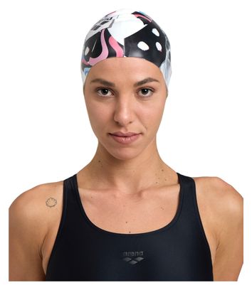 Gorro de baño Arena HD CAP PITT Blanco Negro
