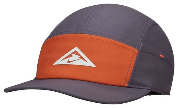 Gorra Nike Dri-Fit AW84 Unisex Trail Gris Naranja