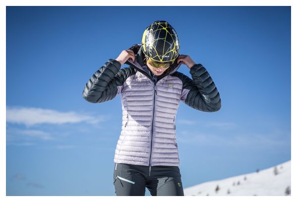 Cappotto donna Karpos Alagna Down Violet/Grey