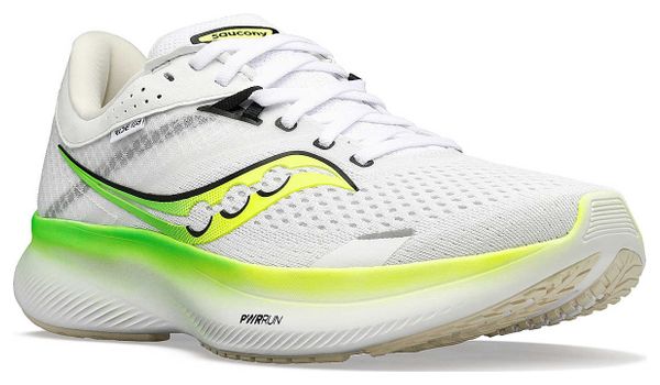 Running Shoes Saucony Ride 16 White Green