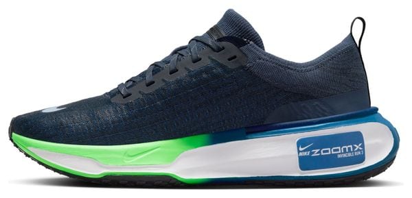 Nike ZoomX Invincible Run Flyknit 3 Blue Green Running Shoes