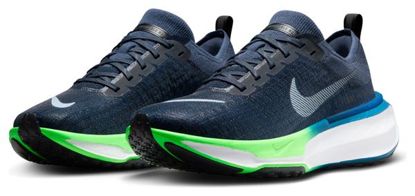Zapatillas de Running Nike ZoomX Invincible Run Flyknit 3 Azul Verde