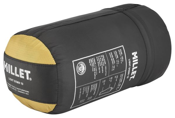 Sac de Couchage Unisexe Millet Light Down 10° Jaune