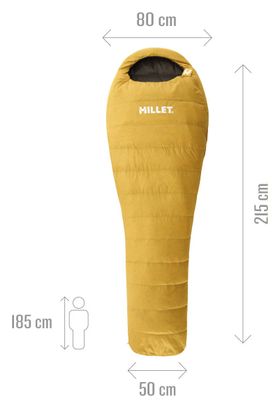 Millet Light Down 10° Unisex Slaapzak Geel