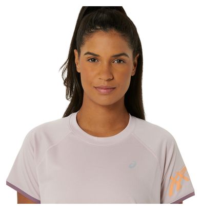 Maglia a maniche corte Asics Run Icon Pink da donna