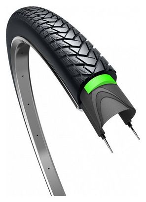 Pneu Ville Edge Tire Traveler Protect 28x1.75   /  47-622 Noir Avec Réflexion