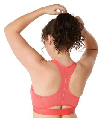 Brassière Asics Road Compression Corail Femme