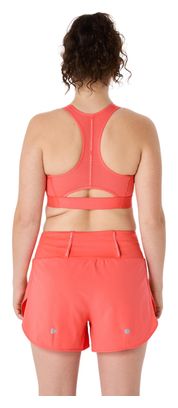 Brassière Asics Road Compression Corail Femme