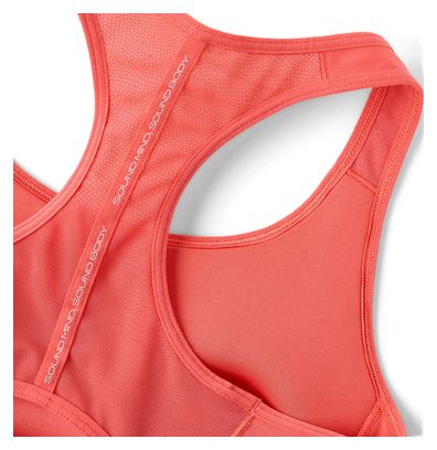Brassière Asics Road Compression Corail Femme