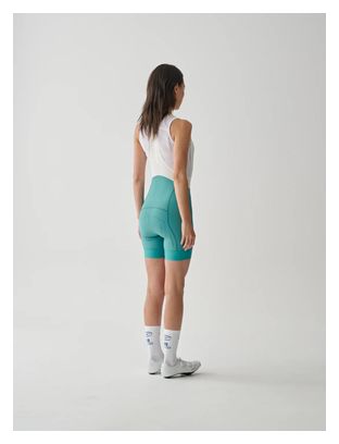 Cuissard Court Femme Maap Team Evo Cargo Turquoise/Blanc