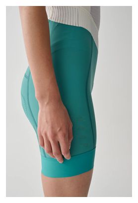 Cuissard Court Femme Maap Team Evo Cargo Turquoise/Blanc