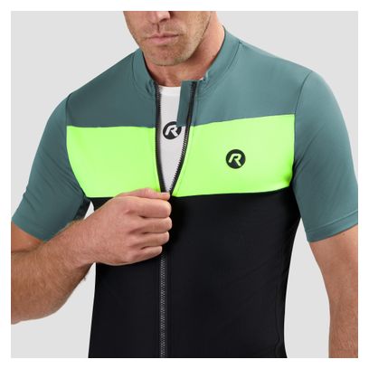 Maillot Manches Courtes Vélo Rogelli Core Block Homme
