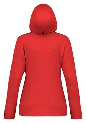 Giacca impermeabile Salewa Ortles 3L Gore-Tex da donna Rosso