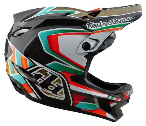 Casque Intégral Troy Lee Designs D4 Carbon Mips Noir/Or