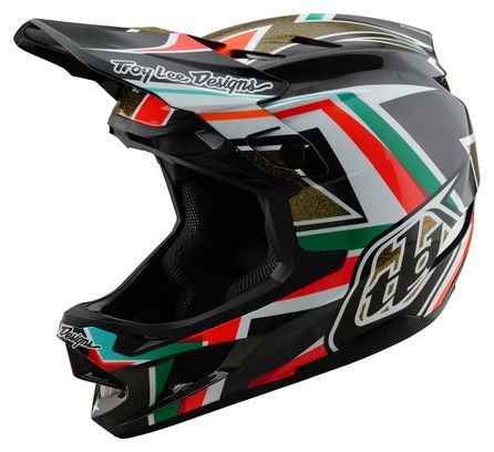 Casque Intégral Troy Lee Designs D4 Carbon Mips Noir/Or