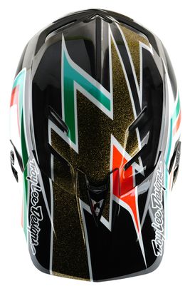 Casque Intégral Troy Lee Designs D4 Carbon Mips Noir/Or
