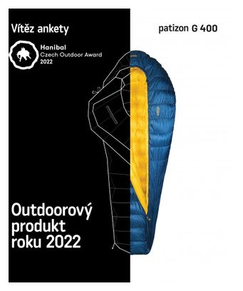 Patizon G 400 Schlafsack Gelb/Grau