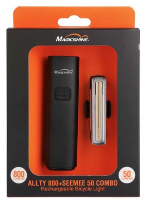 Paar Vorder- und Rücklichter Magicshine Allty 800 / Seemee 50
