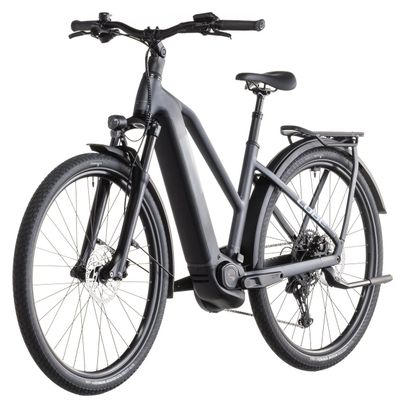 VTC Électrique Cube Kathmandu Hybrid One 800 Trapeze Shimano Cues 10V 800 Wh 700 mm Gris Metallic 2026