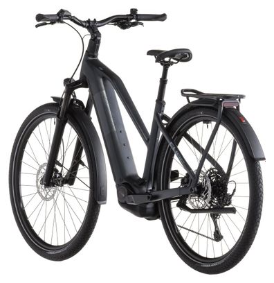 VTC Électrique Cube Kathmandu Hybrid One 800 Trapeze Shimano Cues 10V 800 Wh 700 mm Gris Metallic 2026