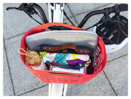 Panier Electra Plasket en Plastique Recyclé des Océans Rouge