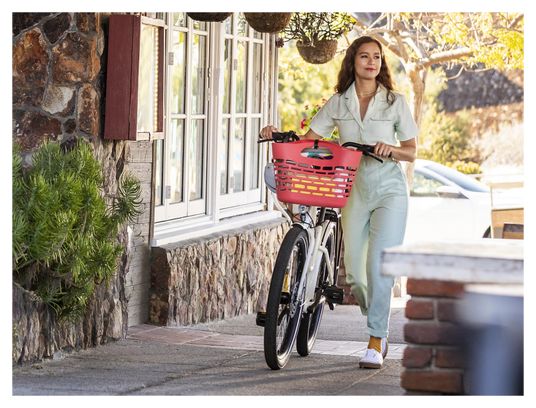 Panier Electra Plasket en Plastique Recyclé des Océans Rouge