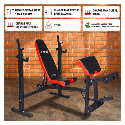 Banc de musculation - Pro max