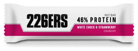 Barre protéinée 226ers Neo 46% Protein Chocolat Blanc Fraise 50g
