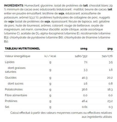 226ers Neo 46% Proteico Cioccolato Bianco Fragola 50g