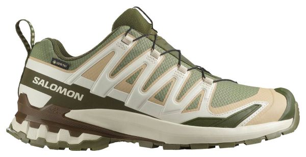 Zapatillas Trail Salomon XA Pro 3D v9 GTX Verde/Beige Hombre