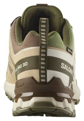 Zapatillas Trail Salomon XA Pro 3D v9 GTX Verde/Beige Hombre