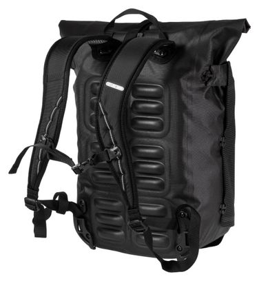 Ortlieb Vario PS High Vis 26L QL2.1 Rucksack / Fahrradtasche Black Reflex