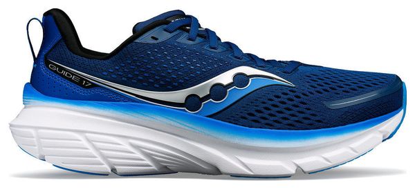 Chaussures de Running Saucony Guide 17 Bleu Blanc 50