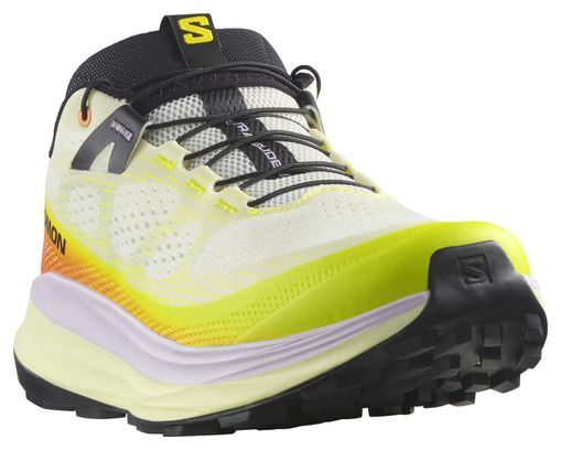 Salomon Ultra Glide 2 Damen Trailrunningschuh Weiß Gelb