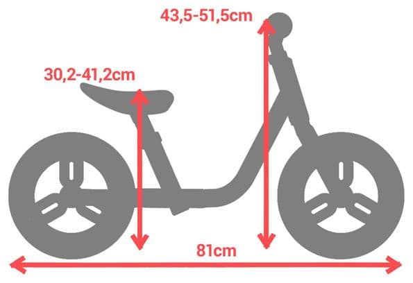 Laufrad Btwin RunRide 500 10'' Orange