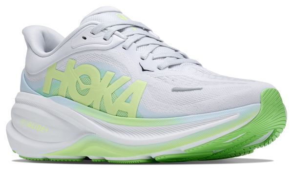 Hoka Clifton Pro Laufschuhe Grau/Blau/Grün für Damen