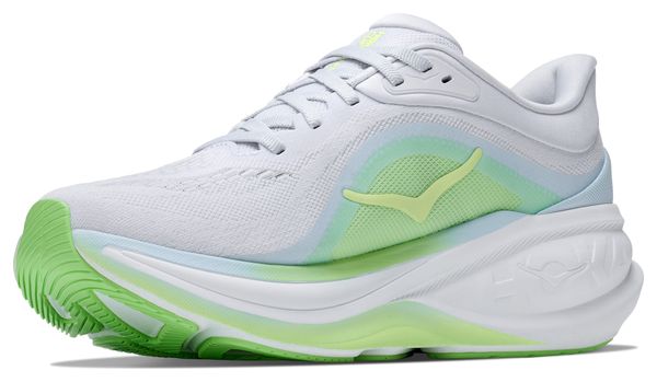 Hoka Clifton Pro Laufschuhe Grau/Blau/Grün für Damen