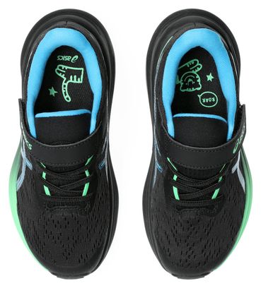 Chaussures Running Asics GT-1000 13 PS Noir/Bleu/Vert Enfant