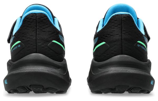 Chaussures Running Asics GT-1000 13 PS Noir/Bleu/Vert Enfant