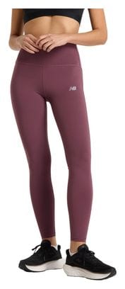 New Balance Sleek High Rise Red Women's Long Tight